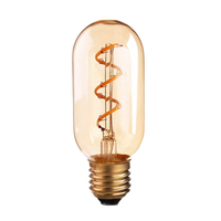 E26 T45 4W LED Light Bulbs Warm White Vintage Edison Filament Bulb Dimmable  