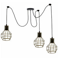 spider lighting cage pendant home decor
