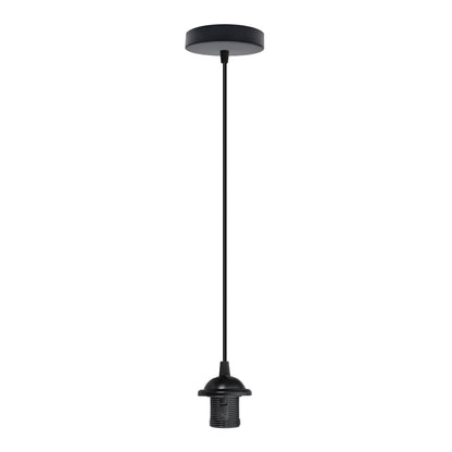 Industrial Black color hanging Pendant Light holder