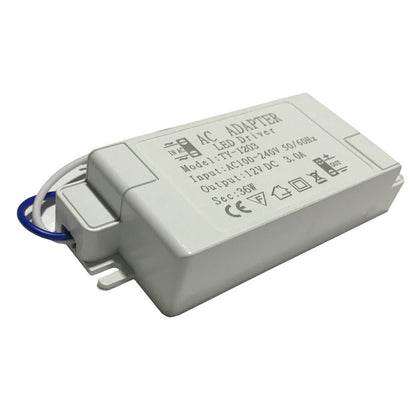 36W Compact LED Driver AC 230V to DC12V Power Supply Transformer -