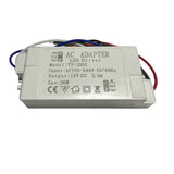 36W Compact LED Driver AC 230V to DC12V Power Supply Transformer 
