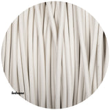 18 Gauge 2 Conductor Round Cloth Covered Wire Lamp Cord White Hanging Light Cord Vintage wire