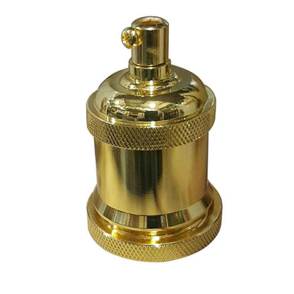 Antique copper E27 vintage lamp socket suitable for 110–240V pendant light fitting