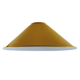 Yellow Vintage Cone Metal Ceiling Lamp Shades