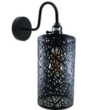 Vintage Industrial Wall Lights Fittings Indoor Sconce Black Metal Home Office Lamp Shade~1430