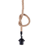 E27 Holder - Hemp Rope Pendant Ceiling Light -e27 pendant lighting-Décor Rope -rope light-hemp rope