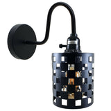 Vintage Industrial Wall Lights Fittings Indoor Sconce Black Metal Home Office Lamp Shade~1430