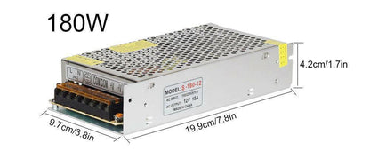 Adjustable DC Power Voltage Converter AC to DC Power Supply Transformer Enclosed Power Supplies 12V S 360 12