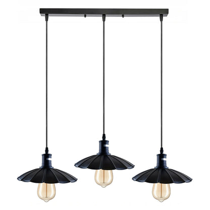 3-way black Ceiling Flower Pendant Lamp.JPG
