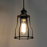 Industrial Cage Pendant Light Fixture 