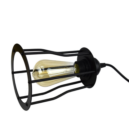 Industrial Cage Pendant Light Fixture 