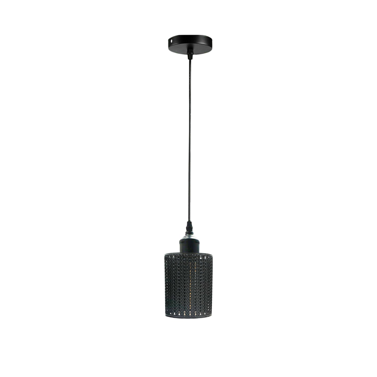 Industrial Cage Chandelier Cylinder Pendant Light Fixture