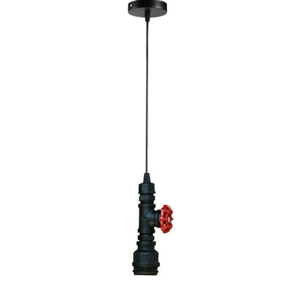 Industrial Steampunk Water Pipe Pendant Light