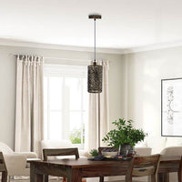 Farmhouse Light Fixtures Cage Pendant Light