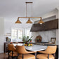 Yellow Brass 3-way pipe hanging pendant light for dining room.JPG