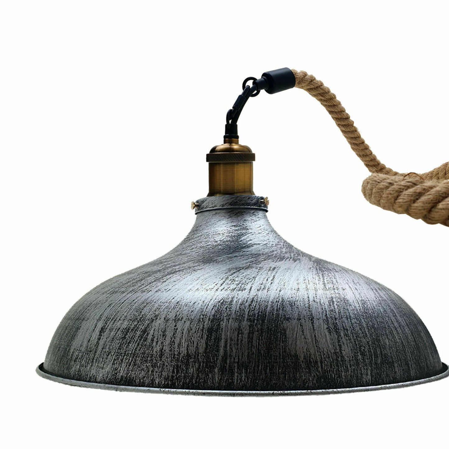 Twisted Rope Barn Dome shape Hanging Pendant Light