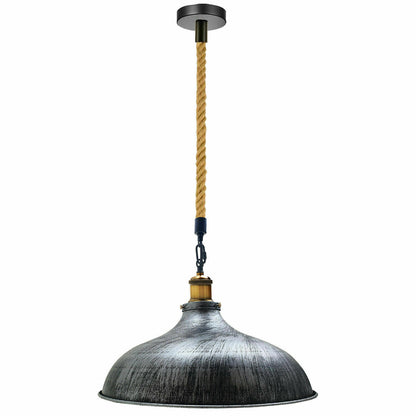 Twisted Rope Barn Dome shape Hanging Pendant Light
