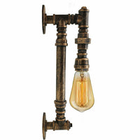 steampunk lamp rustic pipe lighting 