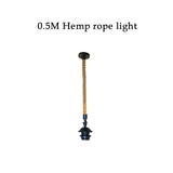 e27 pendant lighting-E27 Holder - rope ceiling light-hemp lighter rope-rope lights hanging