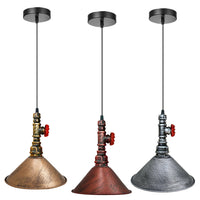 Industrial Lighting Steampunk Light Pipe Lighting Fixture 