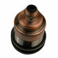 Threaded Holder Copper E26 Base Screw Thread Bulb Socket Lamp Holder 3 Pack