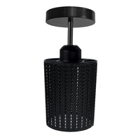 Metal Ceiling Light Shade Pendant Industrial Barrel Wire Cage Lampshade Lamp~1218