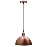 12 Inch Dome Pendant Light Copper 