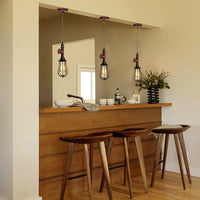 Rustic Pendant Lighting Steampunk Light 