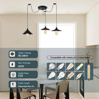 spider lights black different shades | Relicelectrical