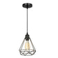 Vintage Geometric Pendant Light Cage Farmhouse Light Fixture