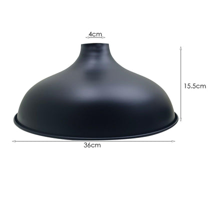 black Barn Style Metal Lampshade.JPG