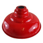 Red Wide Curvy Ceiling LampShade.JPG