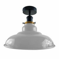 New Modern Easy Fit Flush Mount Ceiling Light With Shade and ring Fitting ~ 1553