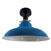 New Modern Easy Fit Flush Mount Ceiling Light With Shade and ring Fitting ~ 1553