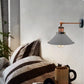 Grey Metal Cone Wall Scones Lamp for bed room.JPG