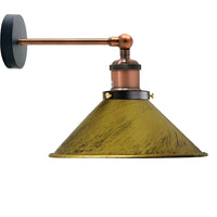 Vintage Industrial Wall Light Sconces Copper Metal Adjustable~1544