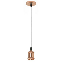light bulb - Ceiling Pendant Light - Fitting Lamp - Rose Gold - Light fixture - ceiling with light