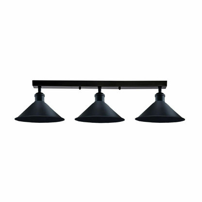  Vintage 3-Way Cone shades Flush mount Lights