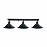 3 Way flush mount Lights  Cone shades Vintage Retro Industrial Fixture~1552