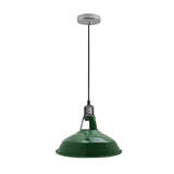 27 Inch Vintage Industrial Barn Pendant Lights Hanging Rope