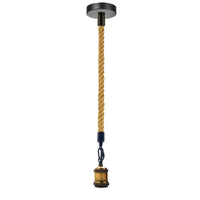 rope hanging light - Rope Pendant Light - pendant rope light - rope hanging lighting -holder parts