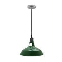 33 Inch Vintage Industrial Barn Pendant Lights Hanging Rope
