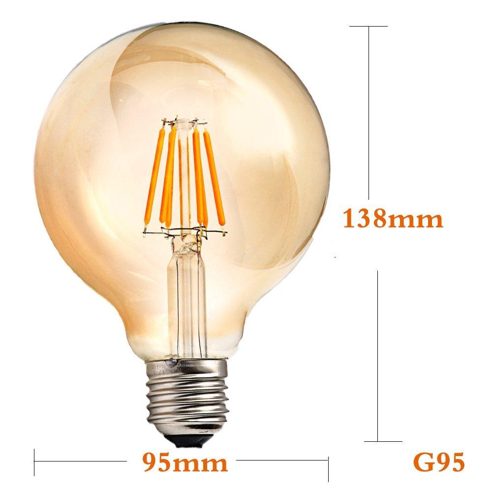 G95 E26 LED Edison Bulb 8W Dimmable LED Filament Vintage Light Bulb.JPG