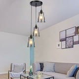 3-Light Pendant Fixture Farmhouse Light 
