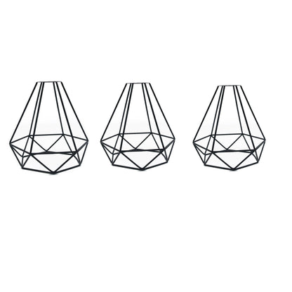 Metal Easy fit wire cage Black  3 pack