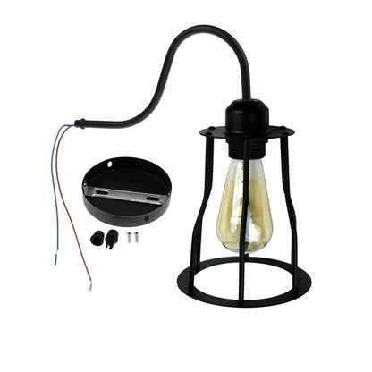 Industrial Vintage Wall Lamp Wire Cage Wall Sconces E26 Socket Home Farmhouse