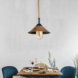 18 Inch Industrial Lighting Rope Pendant Light Fixtures