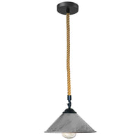 21 Inch Industrial Lighting Rope Pendant Light Fixtures