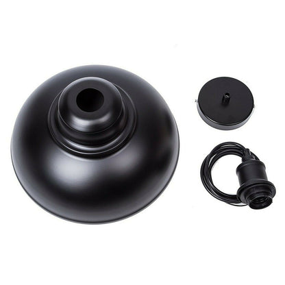 Vintage Metal Curvy Shape Hanging Pendant Light