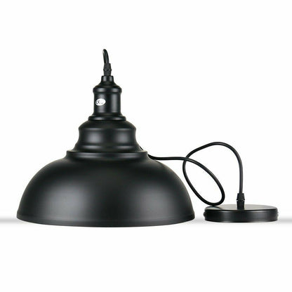 Vintage Metal Curvy Shape Hanging Pendant Light